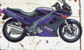 Kawasaki ZZ R250 1991 Aged Vintage A4 Photo Print