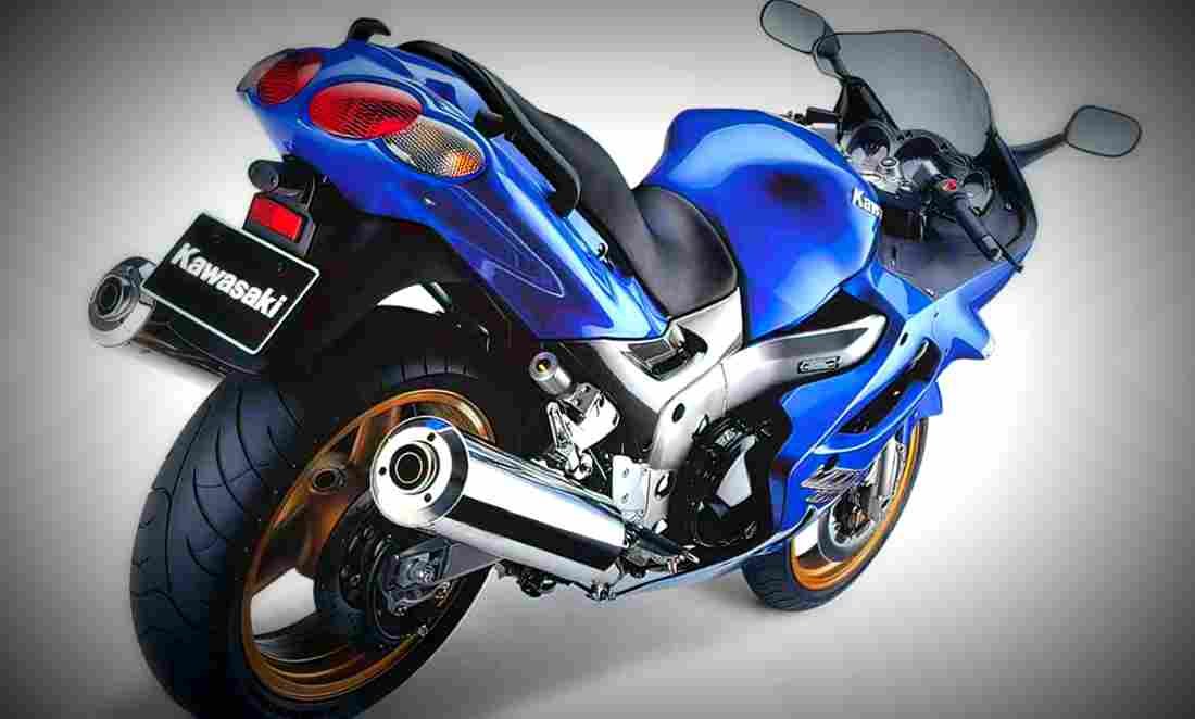Kawasaki ZZR 1200 2003 3 motorbike A4 Photo Print