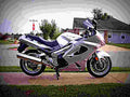 Kawasaki ZZR 1200 2003 6 motorbike A4 Photo Print