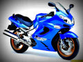 Kawasaki ZZR 1200 2004 6 motorbike A4 Photo Print