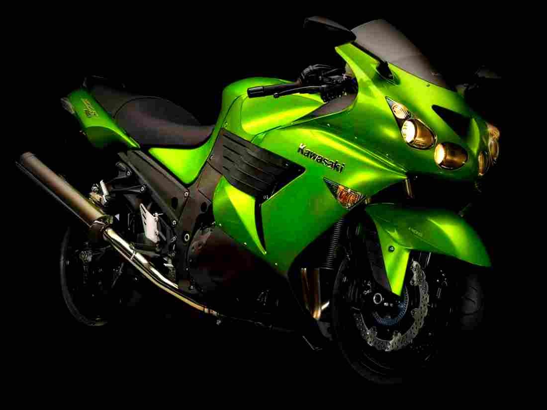 Kawasaki ZZR X 2004 2 motorbike A4 Photo Print