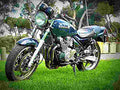 Kawasaki Zephyr 550 1992 4 motorbike A4 Photo Print