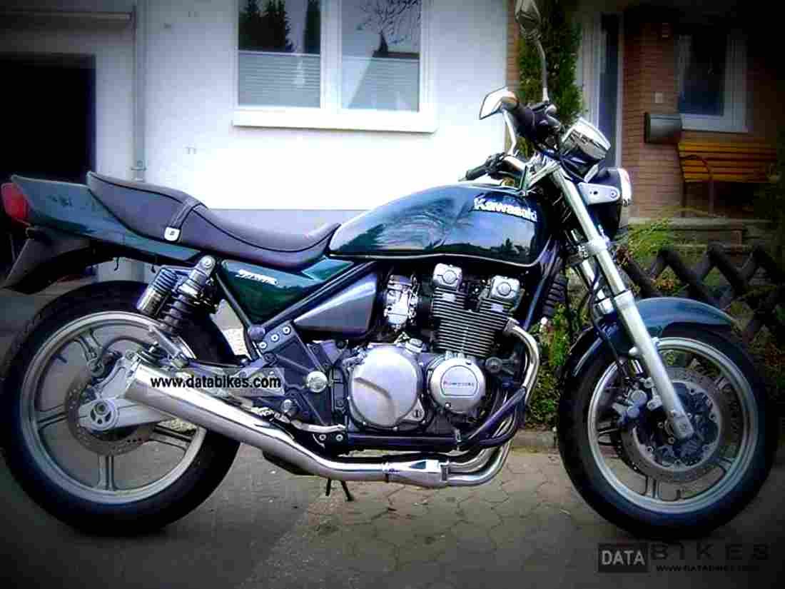 Kawasaki Zephyr 550 1999 2 motorbike A4 Photo Print