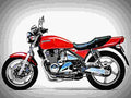 Kawasaki Zephyr 750 1992 1 motorbike A4 Photo Print