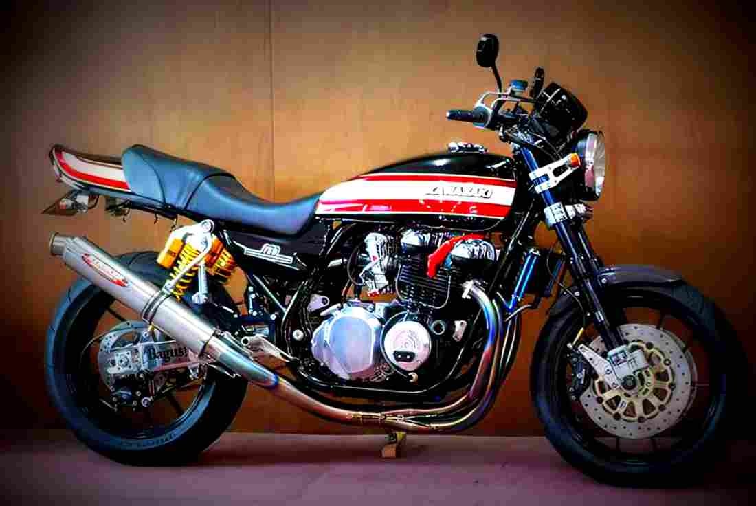 Kawasaki Zephyr 750 1994 2 motorbike A4 Photo Print
