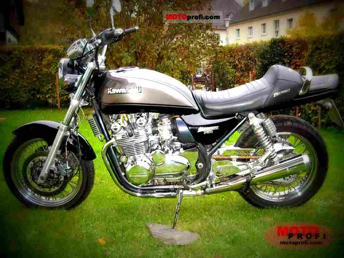 Kawasaki Zephyr 750 1999 5 motorbike A4 Photo Print