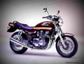 Kawasaki Zephyr 750 (reduced effect) 1992 4 motorbike A4 Photo Print