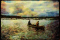 Kayak Canoes 155075 Arctic Canoeists N.W.T. A4 Limited Edition Watercolour Print
