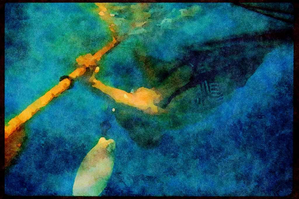Kayak Canoes 155079 Eskimo Roll A4 Limited Edition Watercolour Print