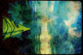 Kayak Canoes 155096 Kayak Bow Arctic Ocean, Canada A4 Limited Edition Watercolour Print