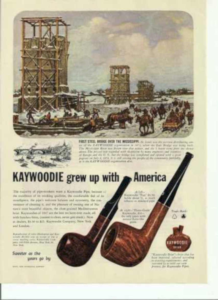 Kaywoodie Winter Scene Vintage Retro Advert Ads A4 Photo Print