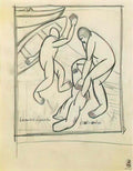 Kazimir Malevich bathers 1911 Art A4 Photo Print