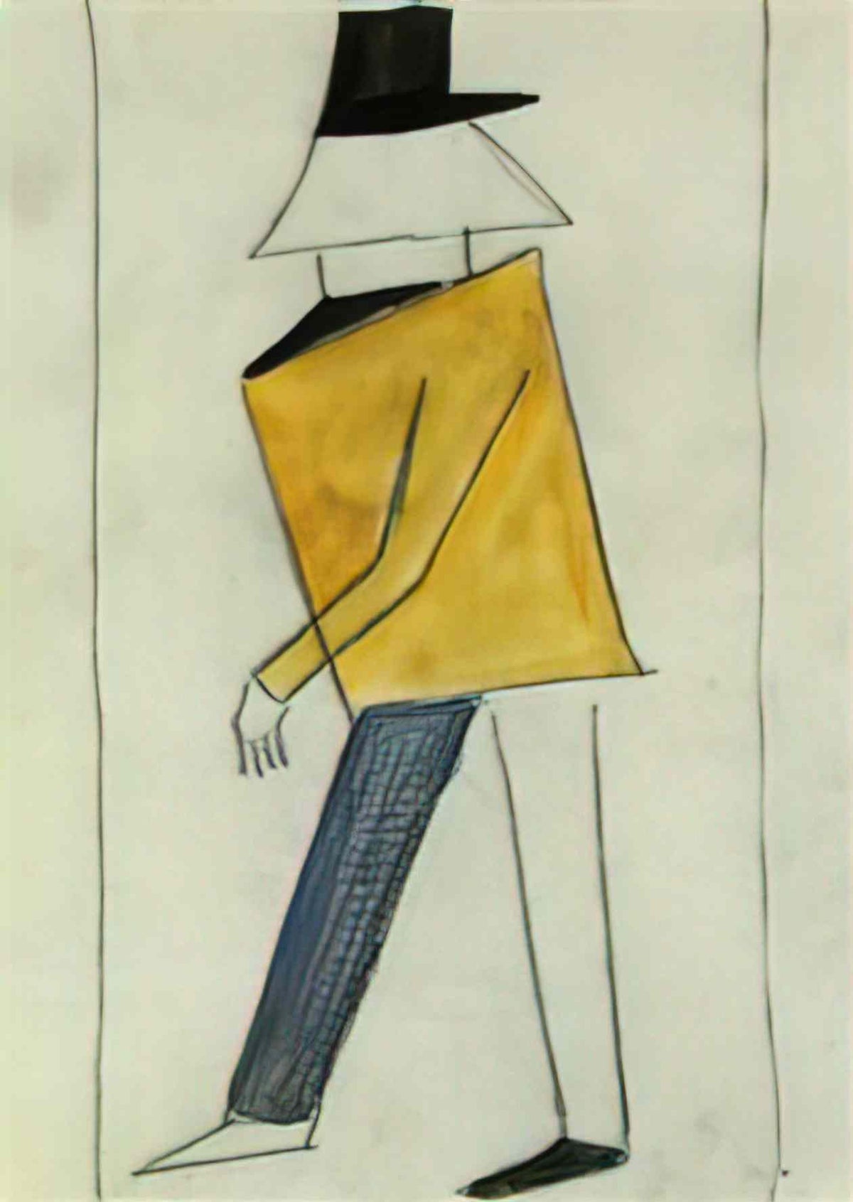 Kazimir Malevich coward 1913 Art A4 Photo Print
