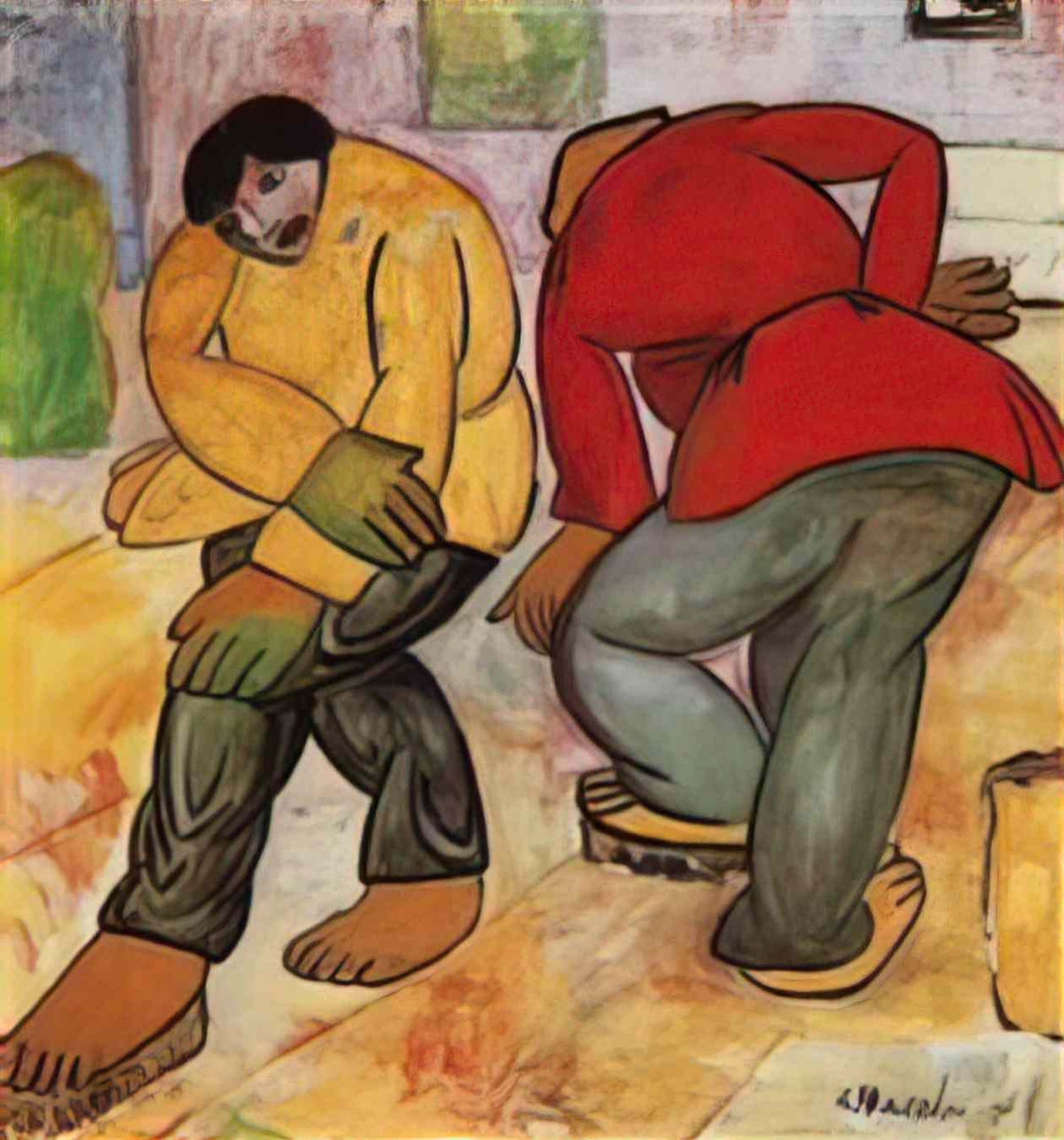 Kazimir Malevich floor polishers 1912 Art A4 Photo Print