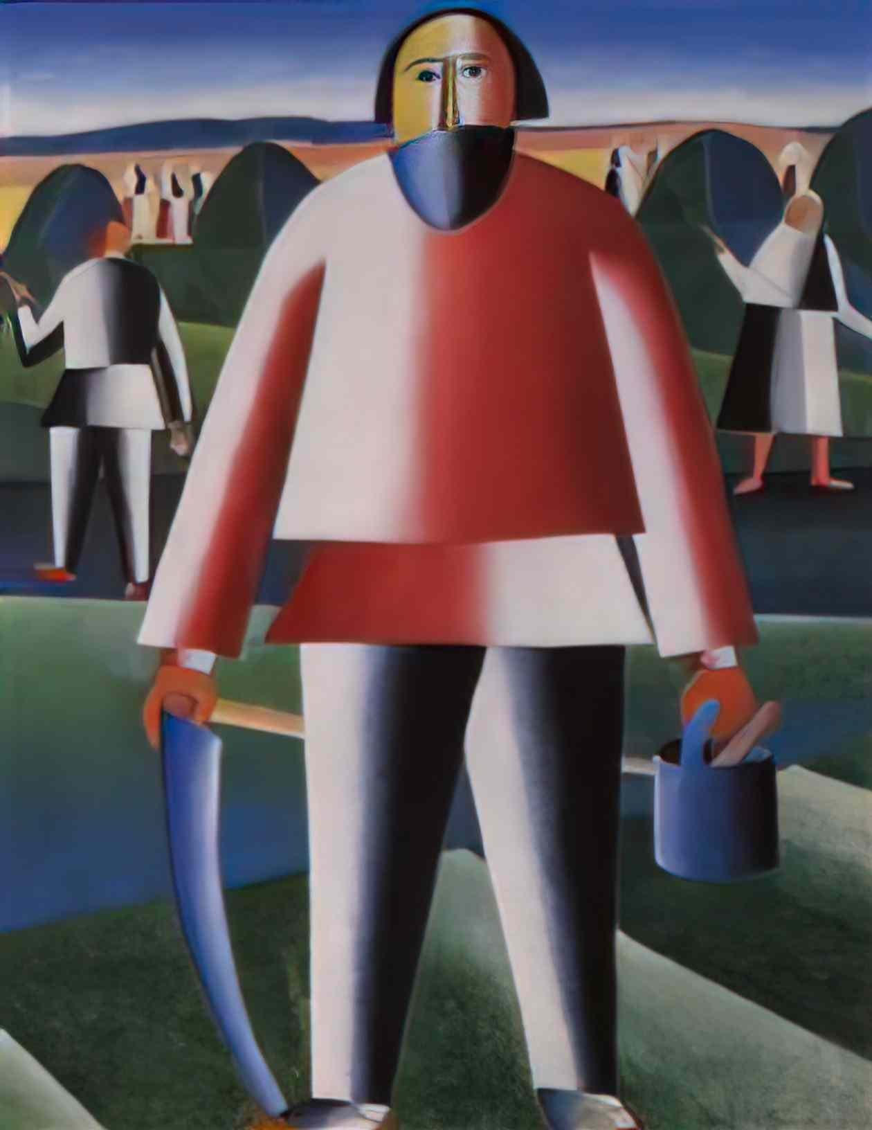 Kazimir Malevich bad premonition 2 Art A4 Photo Print
