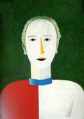 Kazimir Malevich i portrait of a woman CROP A4 Photo Print