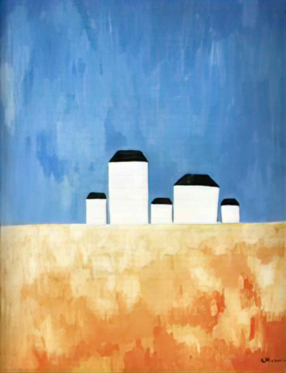 Kazimir Malevich blue space 1917 Art A4 Photo Print