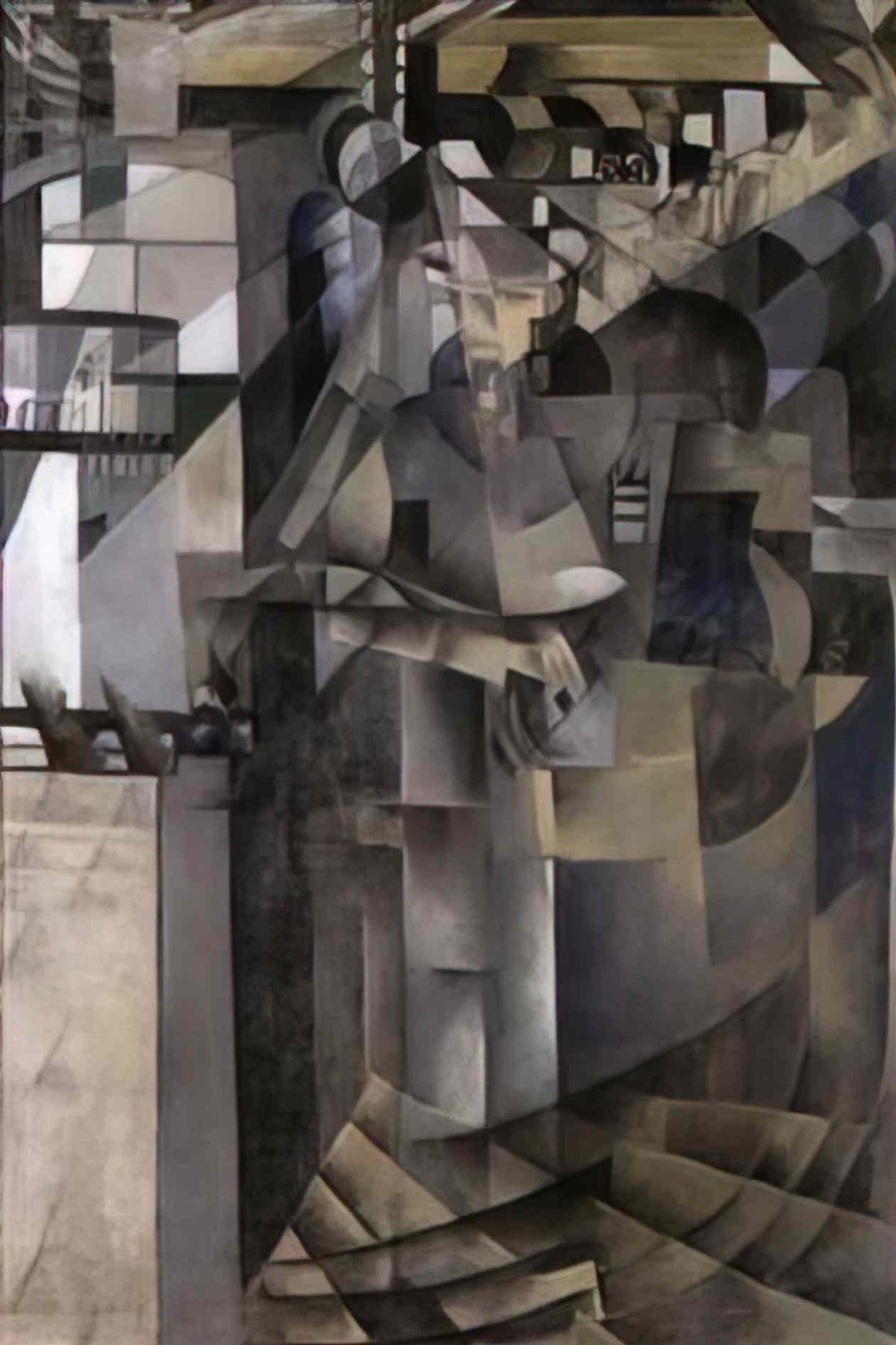 Kazimir Malevich living in a big hotel 1914 Art A4 Photo Print