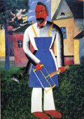 Kazimir Malevich on vacation A4 Photo Print