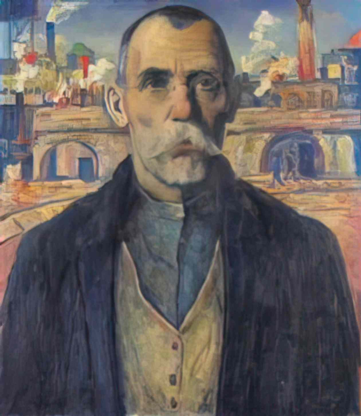 Kazimir Malevich portrait of a record setter in work productivity Art A4 Photo Print