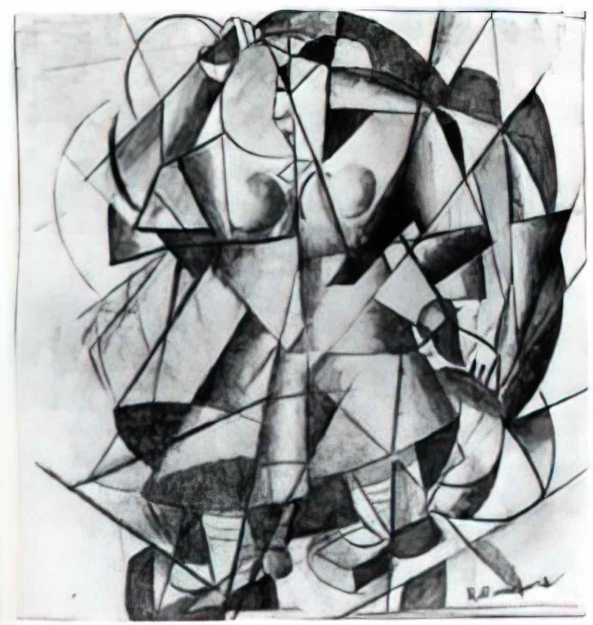 Kazimir Malevich reaper 1913 Art A4 Photo Print