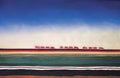 Kazimir Malevich landscape with five houses 2 Art A4 Photo Print