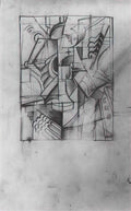Kazimir Malevich man with horse Art A4 Photo Print