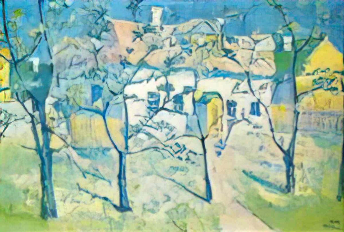 Kazimir Malevich on the boulevard 2 Art A4 Photo Print
