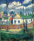 Kazimir Malevich on the cemetery 1911 2 Art A4 Photo Print