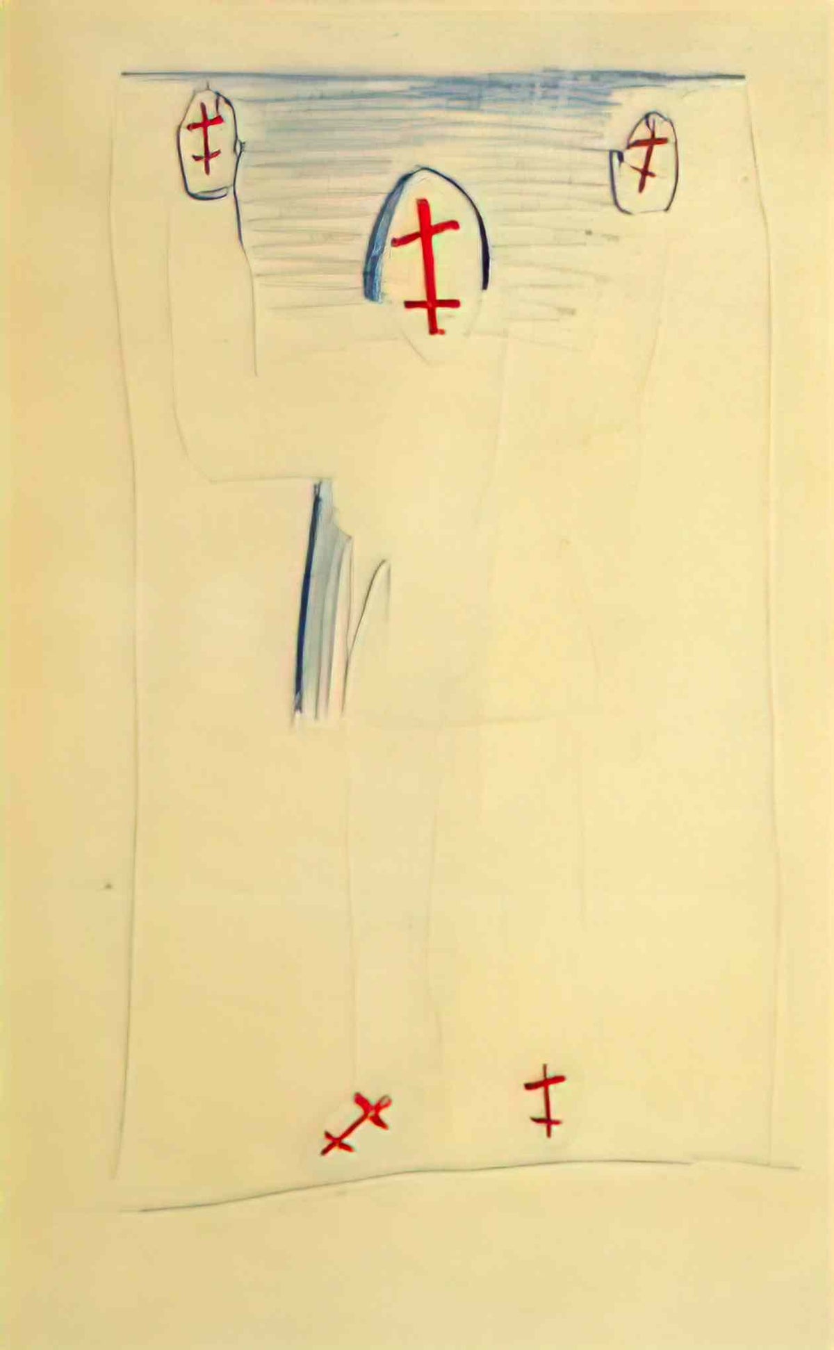 Kazimir Malevich peasant in the fields 1929 2 Art A4 Photo Print