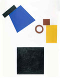 Kazimir Malevich quadrilateral and the circle 1915 2 Art A4 Photo Print