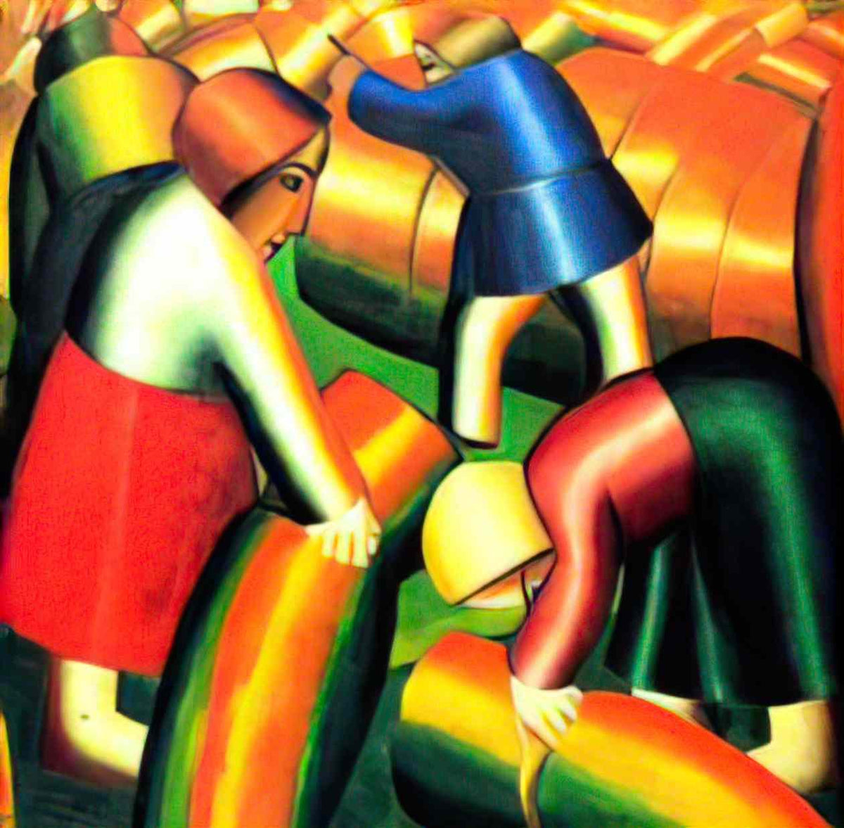 Kazimir Malevich reciter 1913 Art A4 Photo Print
