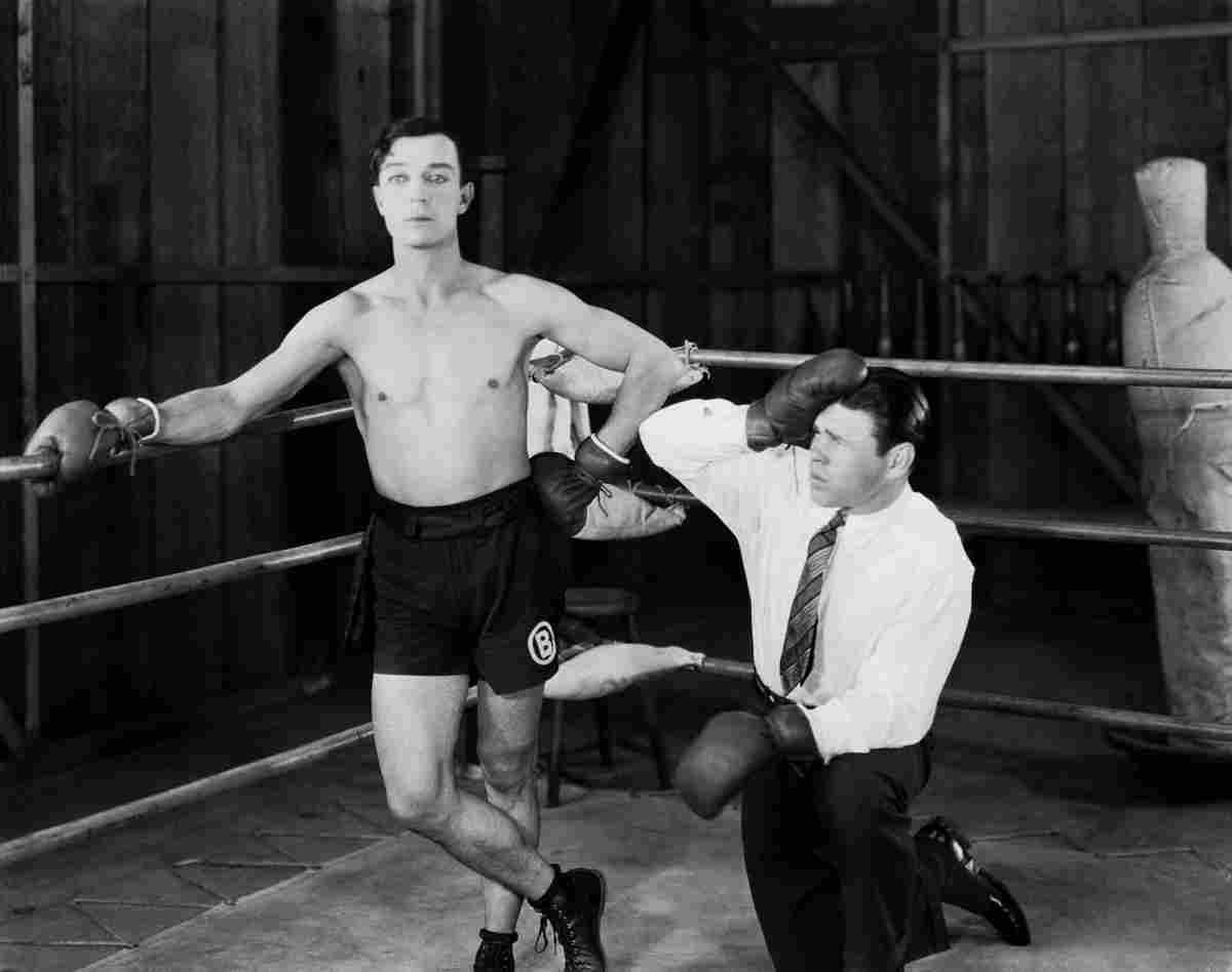 Keaton Buster Battling Butler 1 film star poster A4 Photo Print