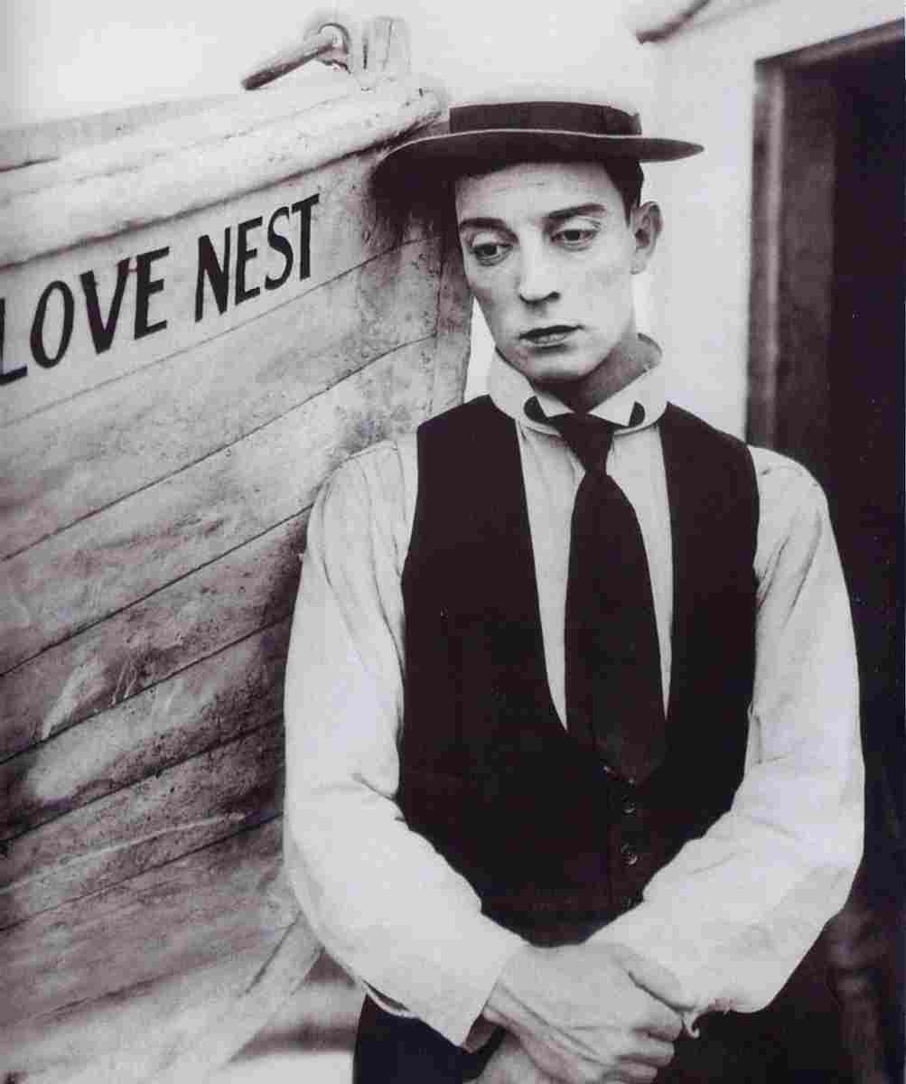 Keaton Buster Love Nest The 1 film star poster A4 Photo Print
