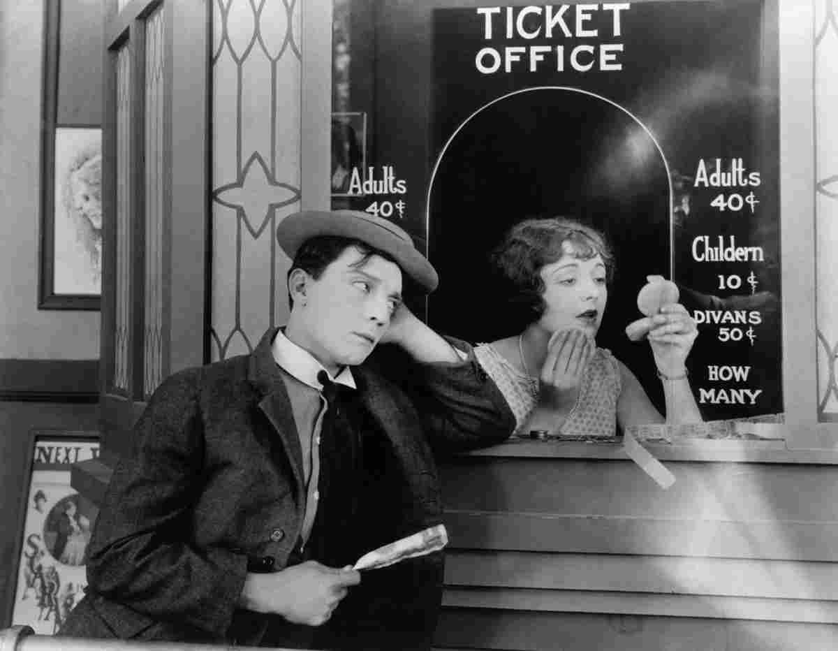 Keaton Buster Sherlock Jr 1 film star poster A4 Photo Print