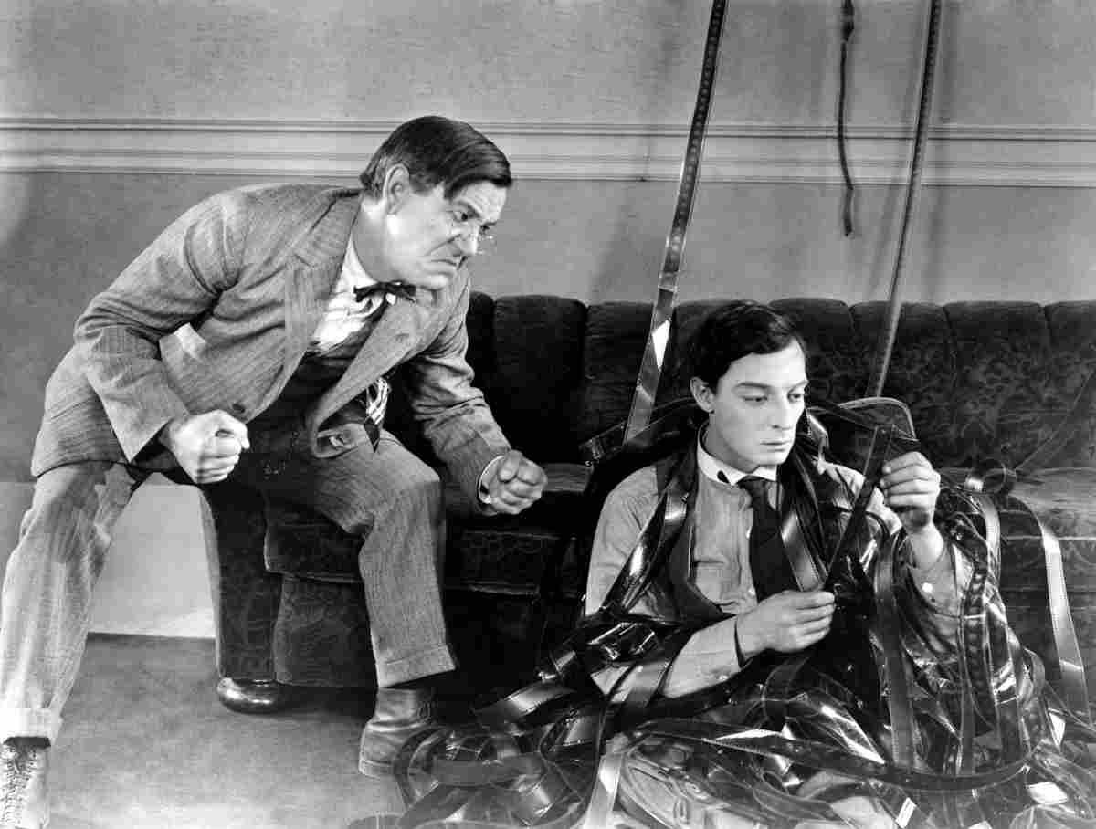 Keaton Buster Sherlock Jr 2 film star poster A4 Photo Print