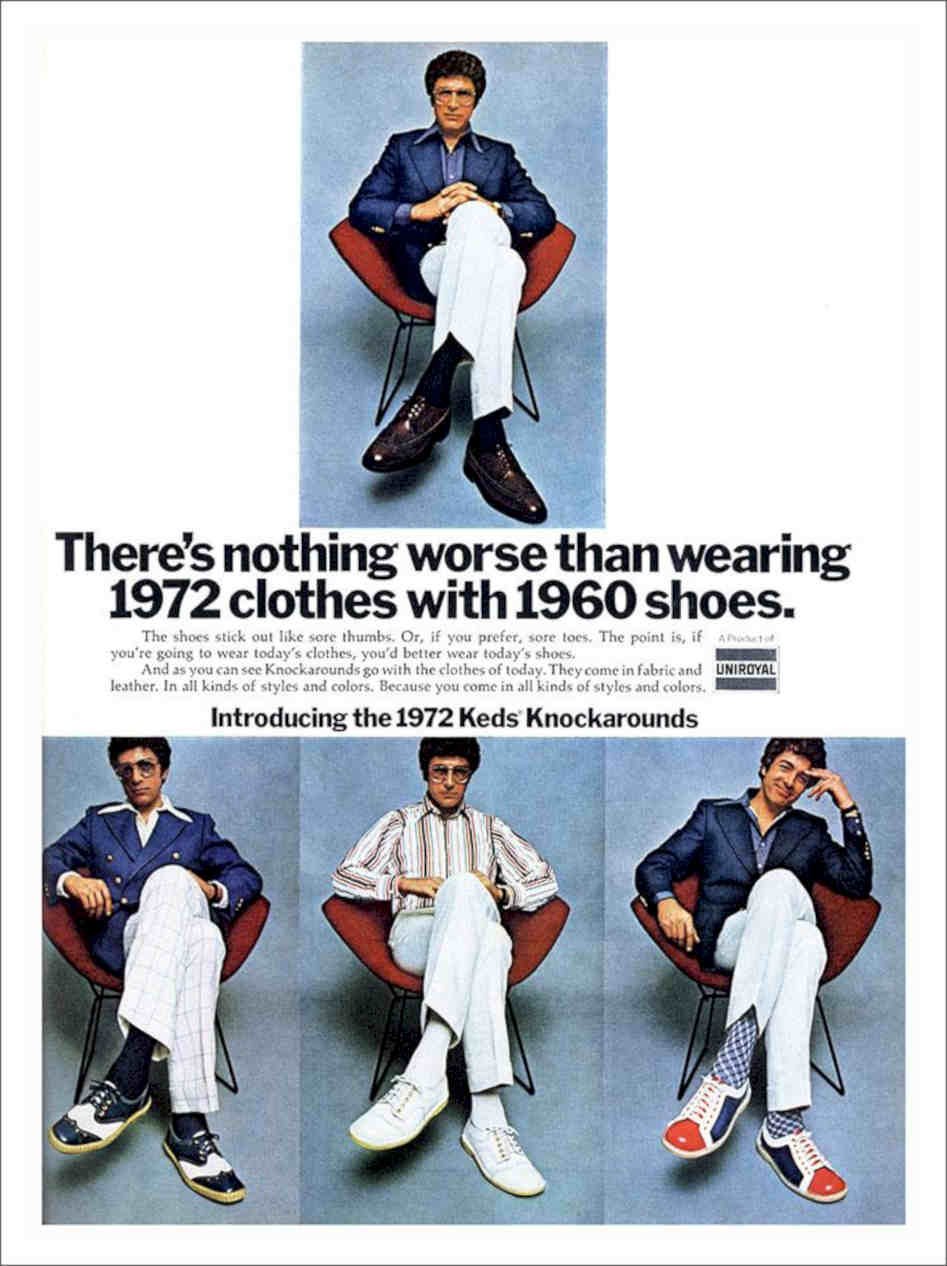 Keds Casuals Shoe Advert 1970s Vintage Retro Advert Poster A4 Photo Print