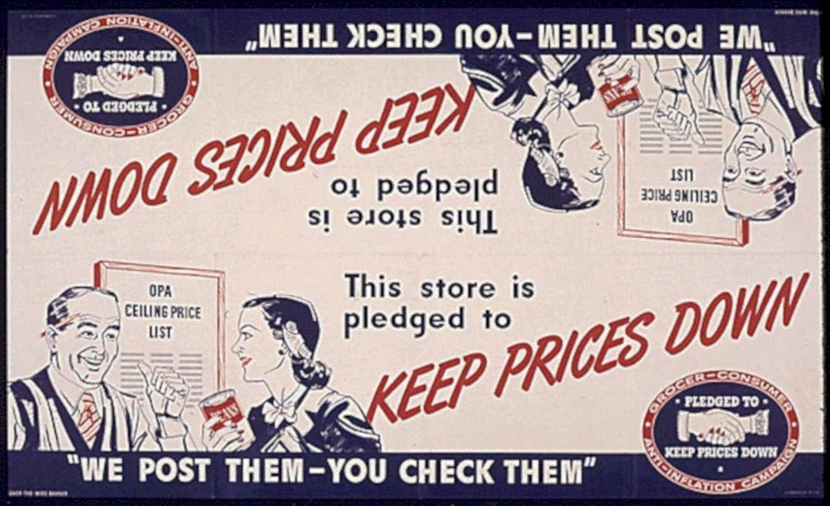 Keep Prices Down Vintage Retro Advert Poster A4 Photo Print