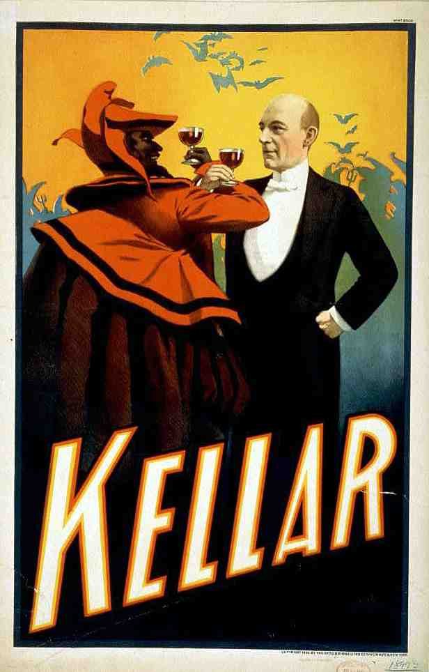 Kellar 4 Magic Magician Vintage A4 Photo Print