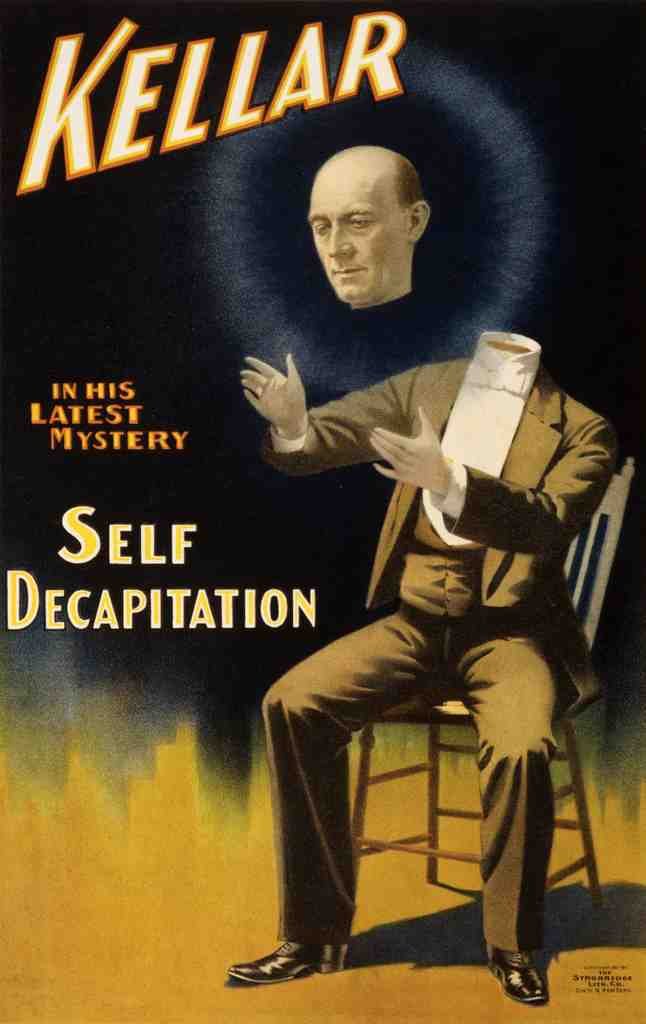 Kellar Decap Magic Magician Vintage A4 Photo Print