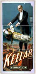 Kellar Levitation Poster Vintage Retro Advert Poster A4 Photo Print
