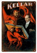 Keller Devils Magic Vintage Retro Advert Ads A4 Photo Print