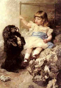 Keller Ferdinand Give Me Your Paw A4 Photo Print