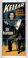 Keller Magic Self Vintage Retro Advert Poster A4 Photo Print