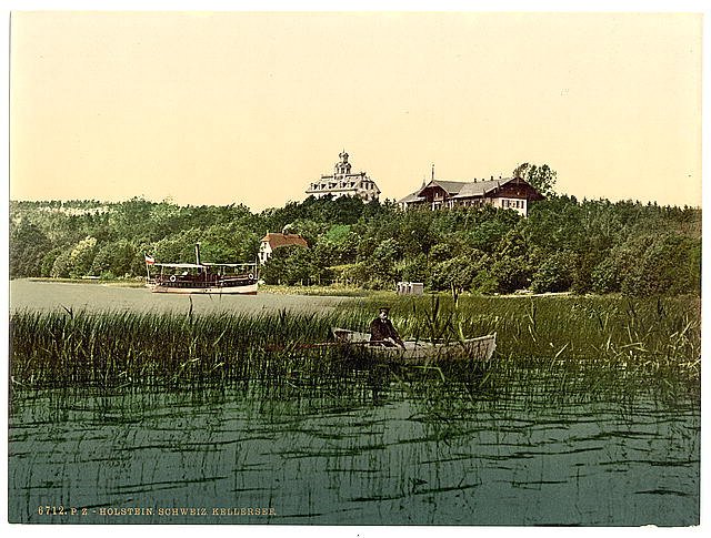 Kellersee Schleswig Holstein Vintage A4 Photo Print