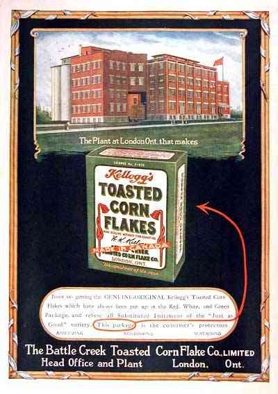 Kelloggs 1033 advert A4 Photo Print