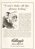 Kelloggs Allbran Packet Vintage Retro Advert Poster A4 Photo Print