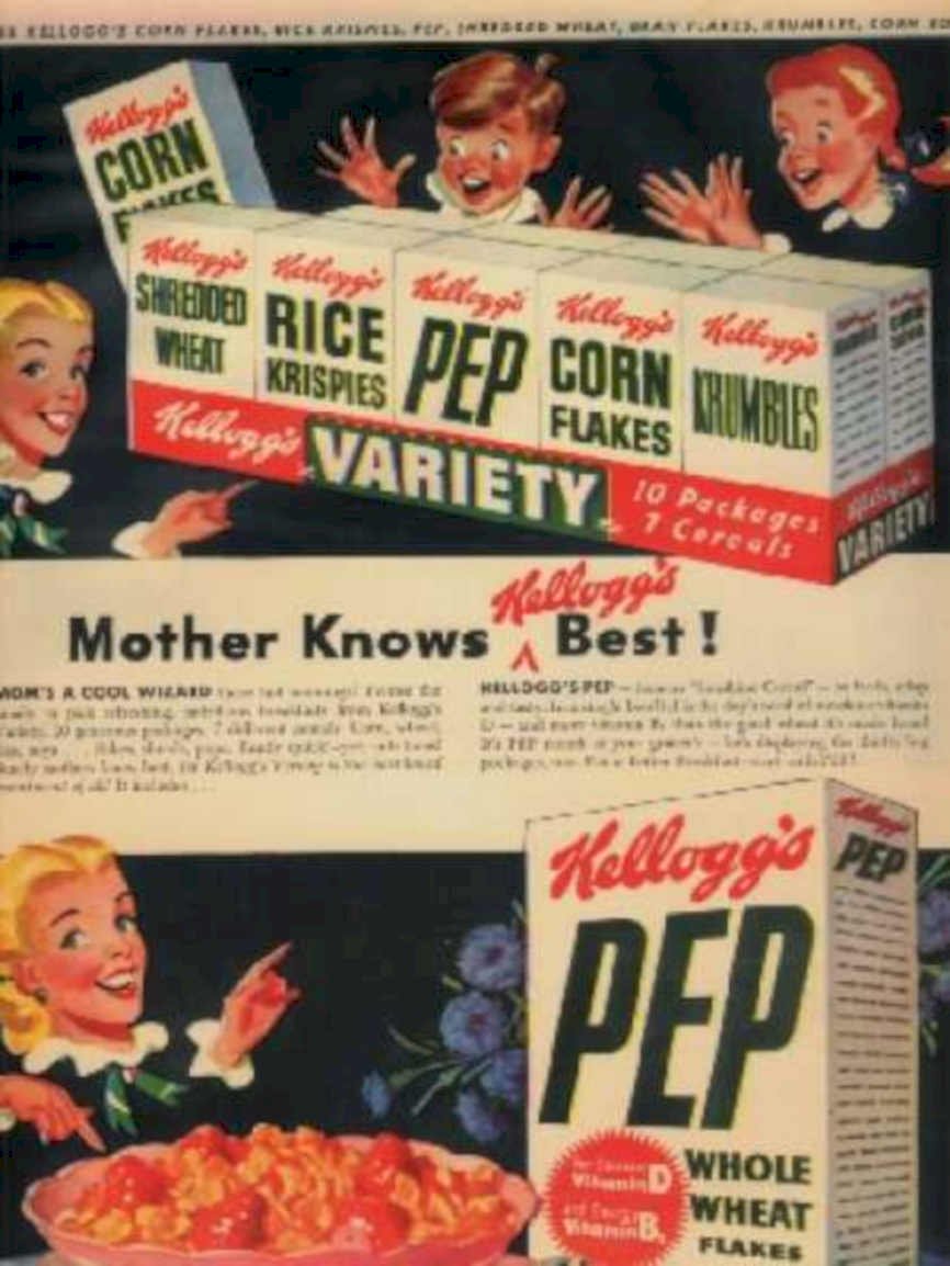 Kelloggs Cereal Boxes Vintage Retro Advert Ads A4 Photo Print