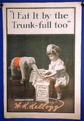 Kelloggs Elephant Flakes 2 Vintage Retro Advert Ads A4 Photo Print