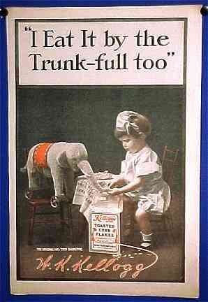 Kelloggs Trunk Full 21 Vintage Advert A4 Photo Print